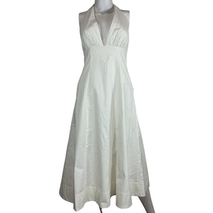 Lpa Halter White Brooke Dress Size S