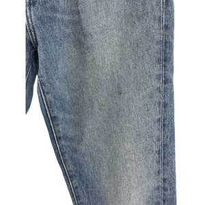 Re/Done Classic Blue High Rise Straight Leg Denim Jeans Size 28