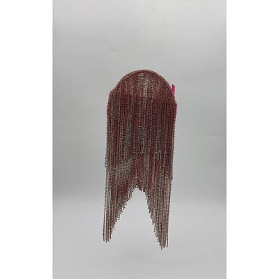 Retrofête 'Talia' Pink Small Crystal Bag