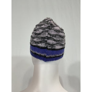 Missoni Knitted 'Patterned' Purple Beanie Size OS