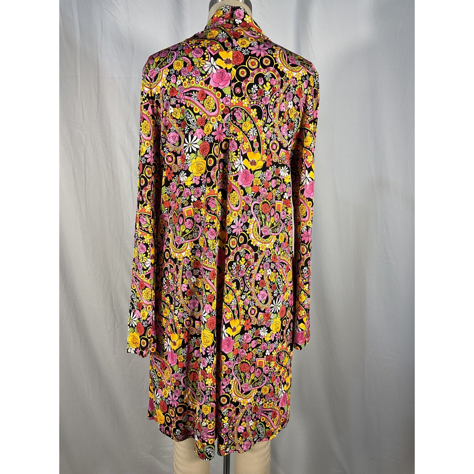 La Doublej Suitcase Pink Paisley Print Jersey Dress Size S - NWT