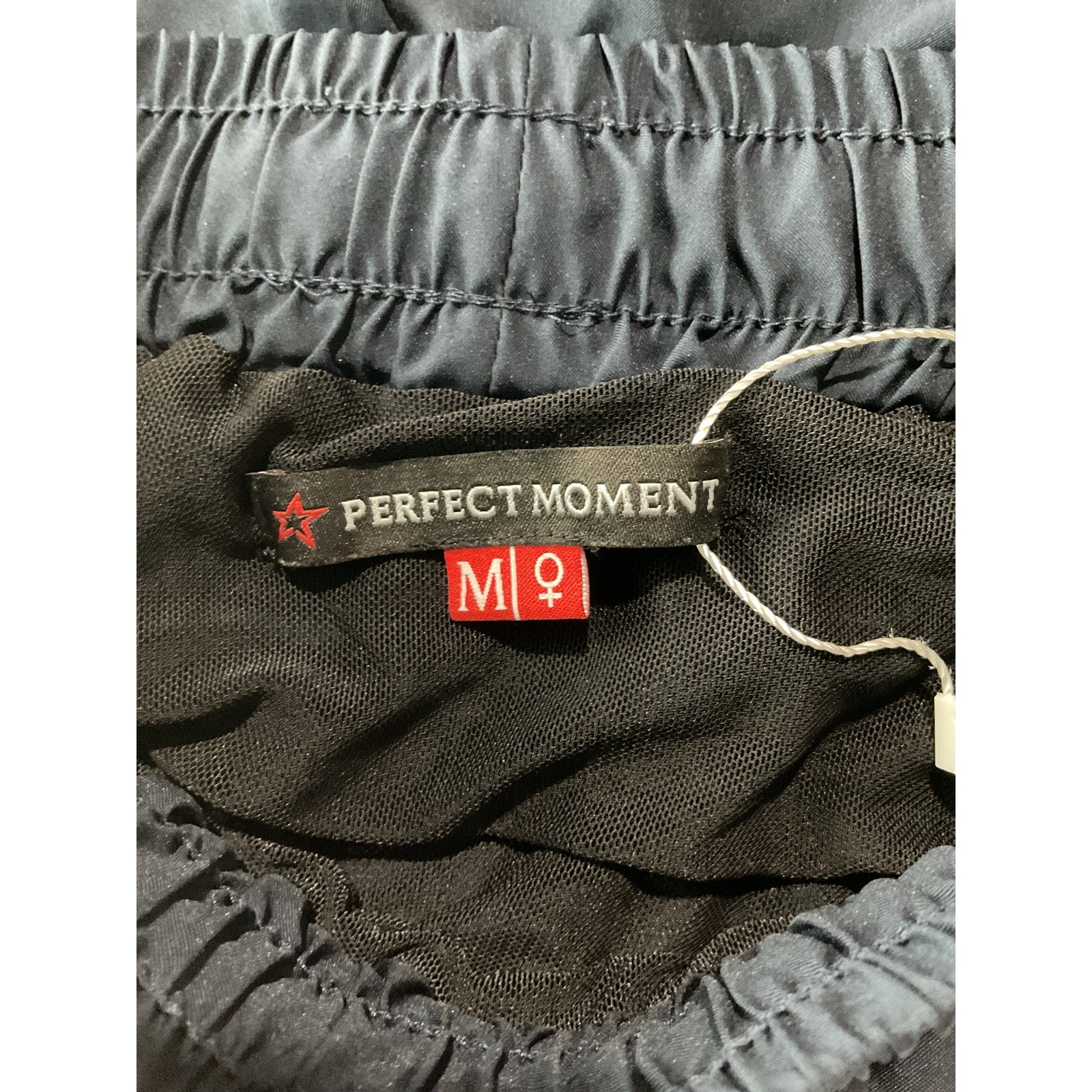 Perfect Moment Rainbow Navy Poly Shorts Size M