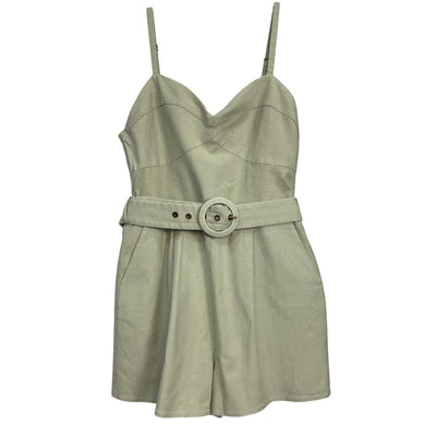 House Of Harlow 1960 Belted Green Nicola Romper Size M