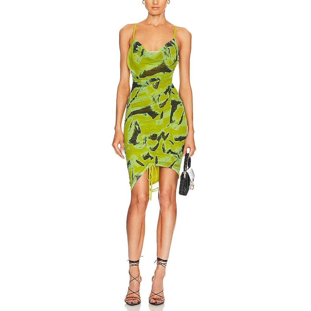 Jonathan Simkhai Standard 'Trixie' Green Nylon Mini Dress Size XS