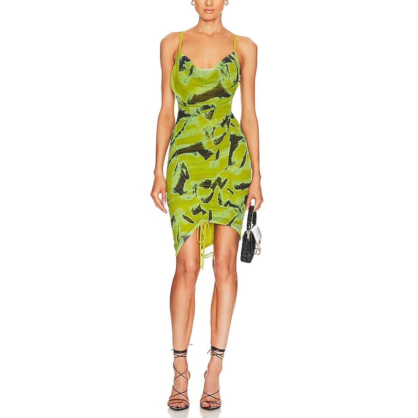 Jonathan Simkhai Standard 'Trixie' Green Nylon Mini Dress Size XS
