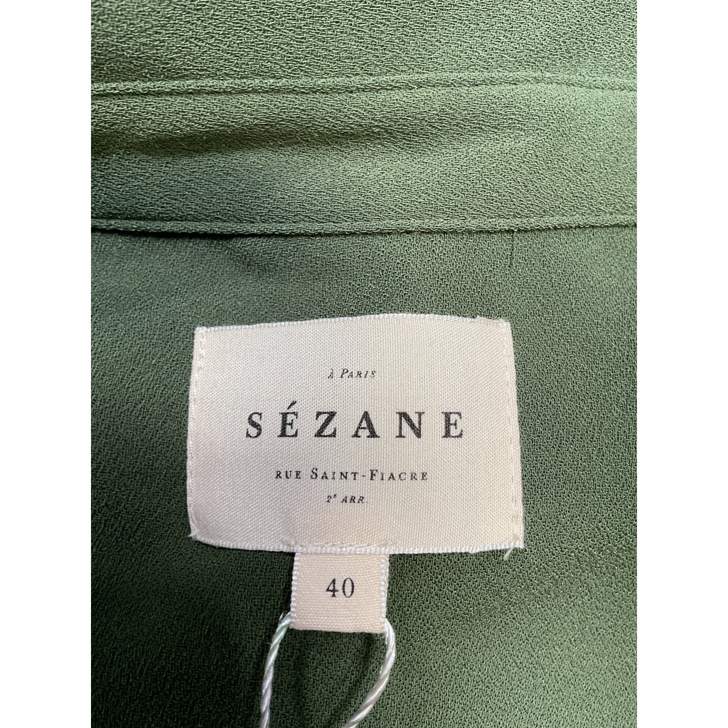 S�zane 'Raquel' Green Polyester Dress Size 40