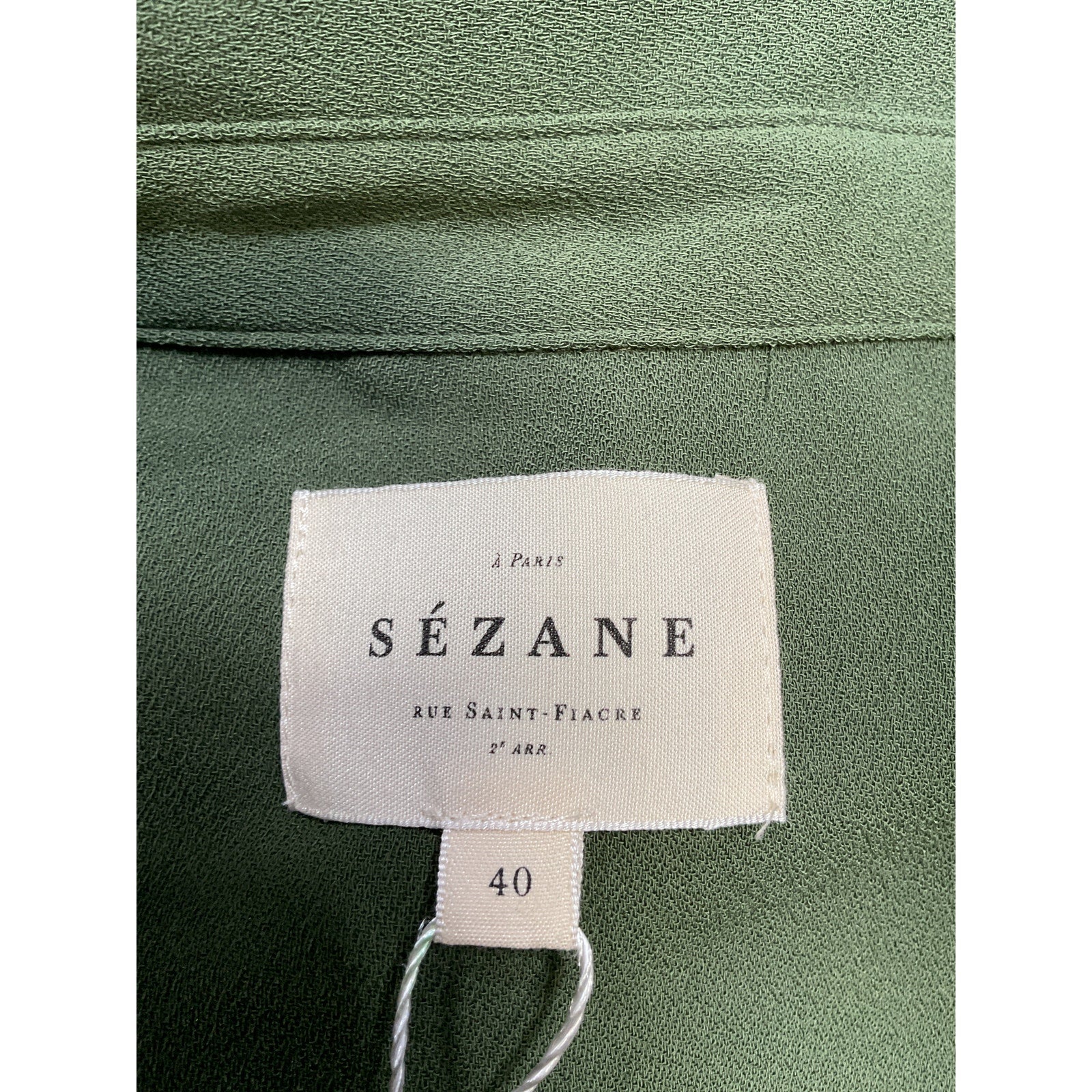 S�zane 'Raquel' Green Polyester Dress Size 40