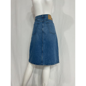 Rag & Bone 'Vintage' Blue Denim Midi Skirt Size 28