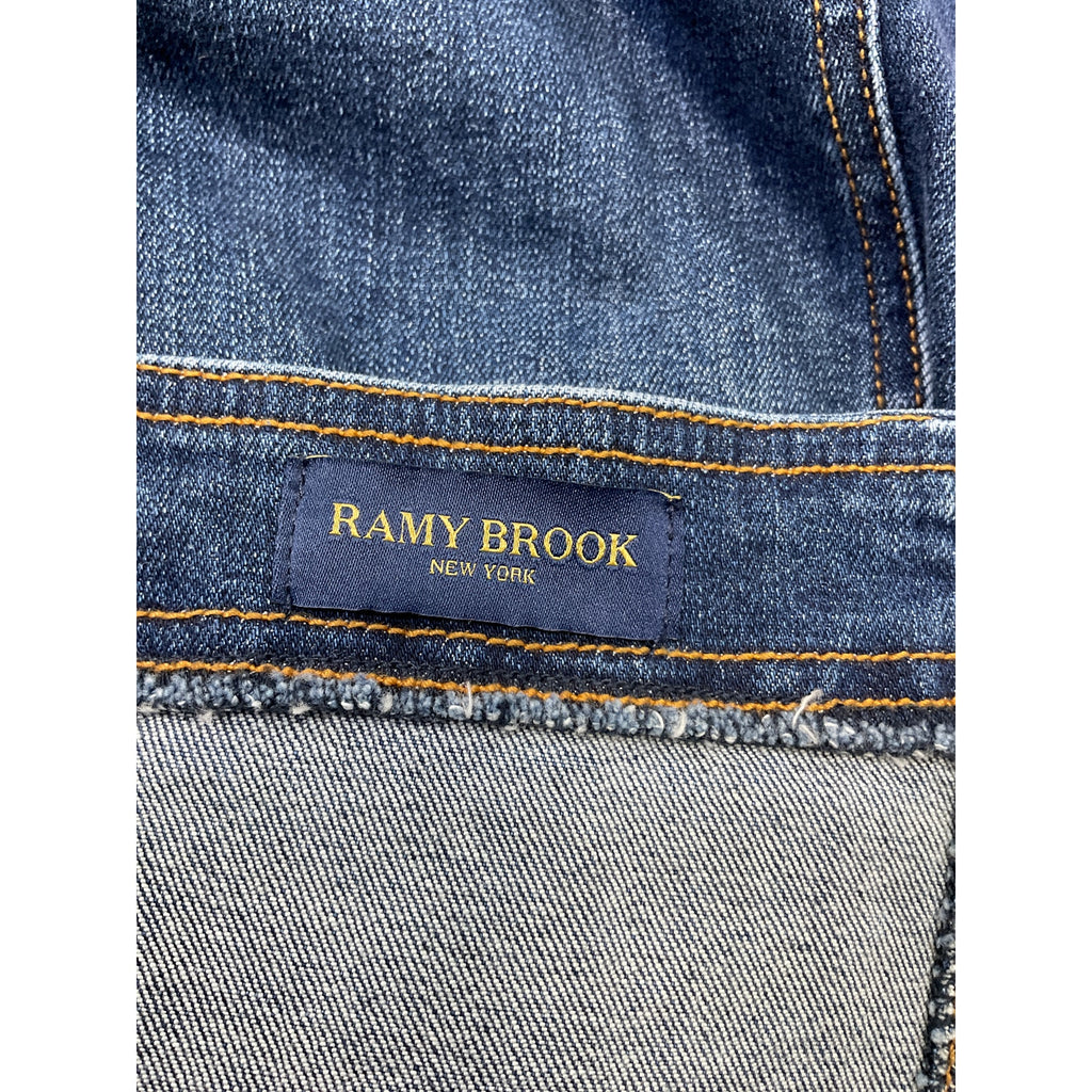 Ramy Brook 'Monica' Blue Cotton Denim Midi Dress Size 23