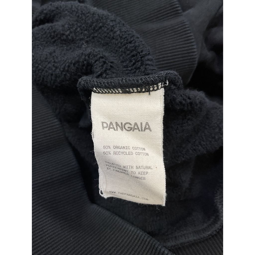 Pangaia 'Signature' Black Cotton Sweatshirt Size S