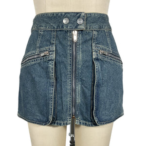 Isabel Marant High Waisted Dark Blue Fatsia Denim Skirt Size FR 36 / US 4 NWT