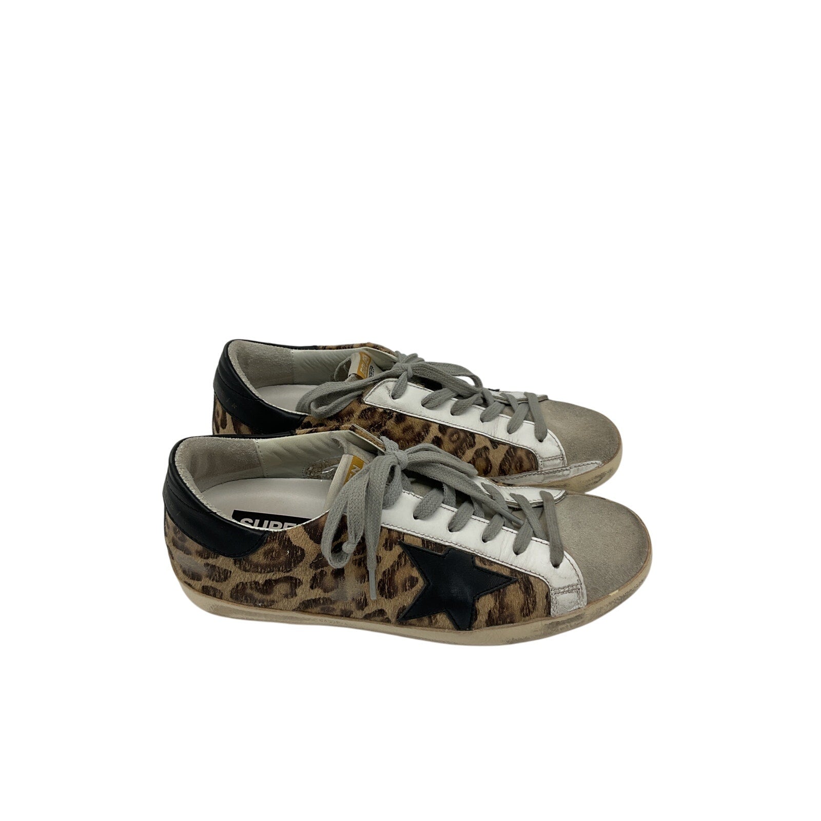 Golden Goose Superstar Brown Leather Sneaker Size 7