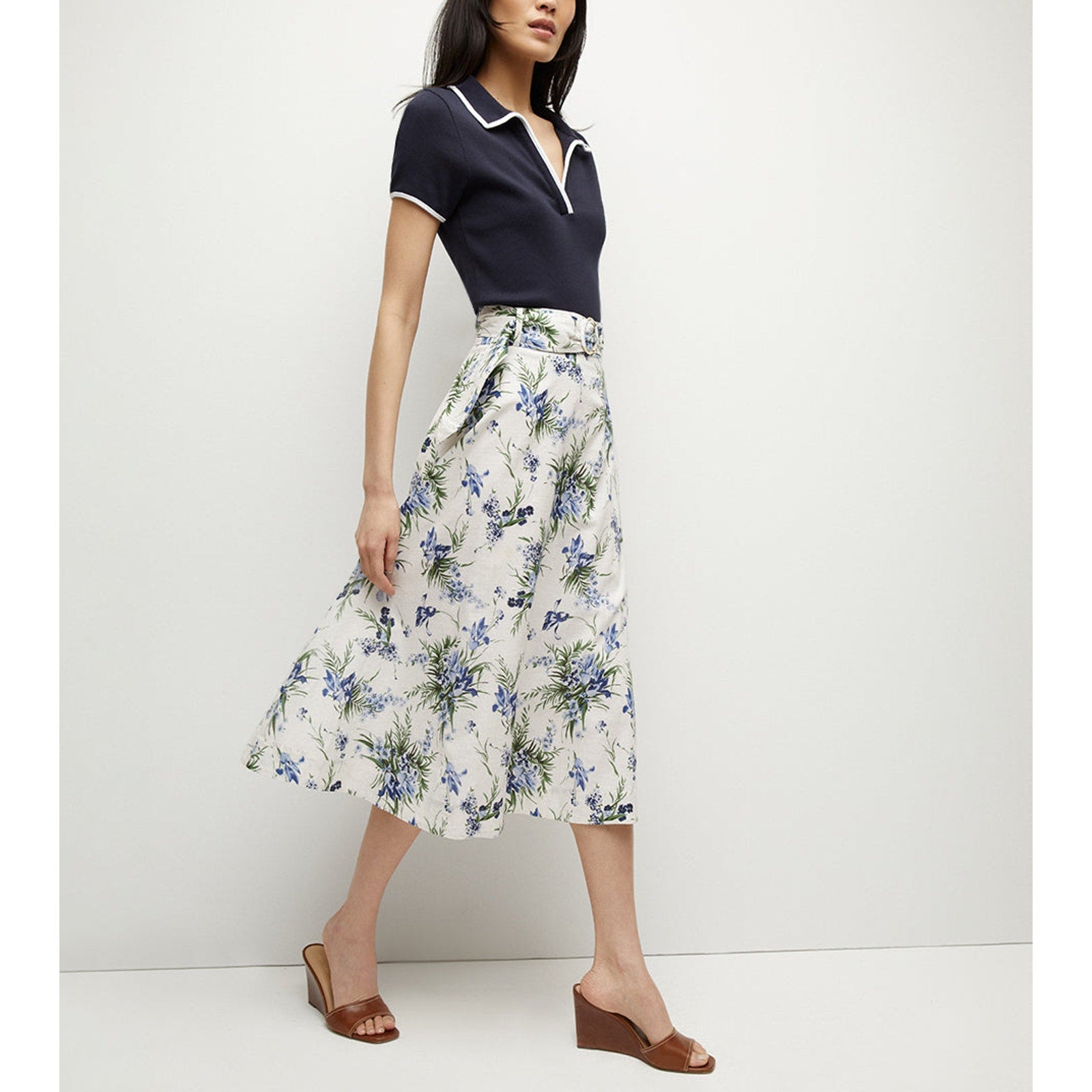Veronica Beard 'Arwen' White Cotton Skirt Size 2