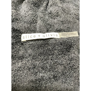 Alice And Olivia Cozy Black Lidell Hoodie Size M