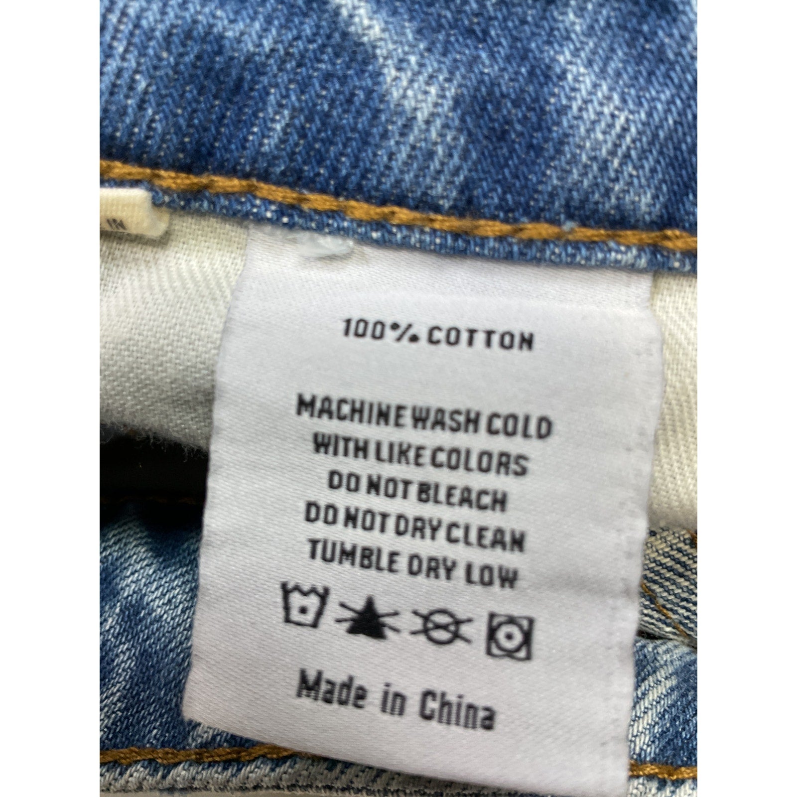 Grlfrnd 'Niki' Blue Cotton Micro Mini Skirt Size 24