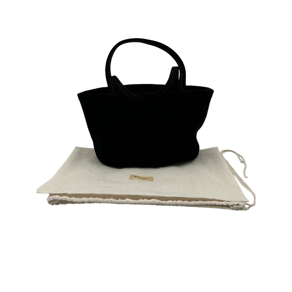 Donni. 'The Lady' Black Suede Bag