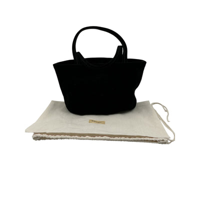 Donni. 'The Lady' Black Suede Bag