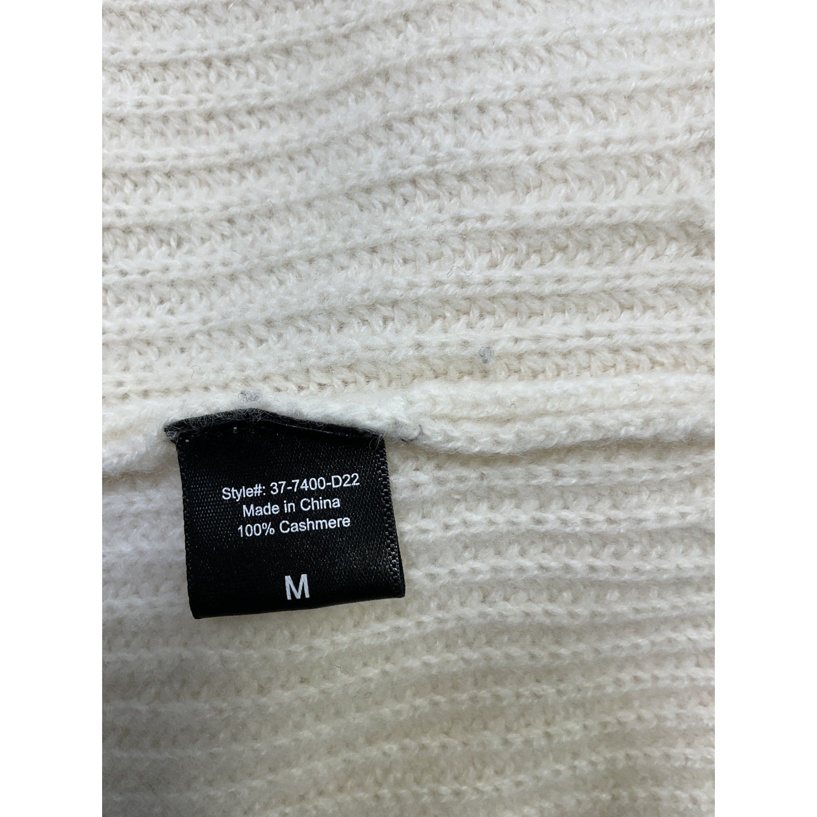 Jenni Kayne Cropped Cashmere 'Cocoon' White Cardigan Size M