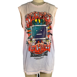 Acne Studios Ombre Pink Graphic Tank Top Size S