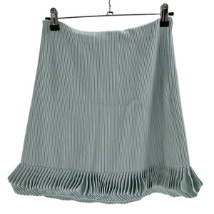 Alexis Ruffled Ice Blue Ashe Skirt Size L