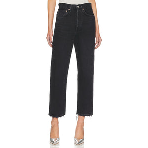 Agolde Vintage Black 90's Crop Denim Jeans Size 25