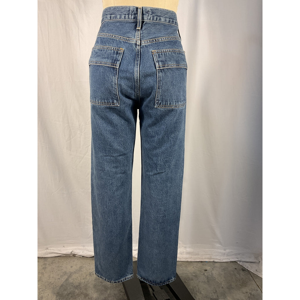 Agolde 'Cooper' Blue Cargo Denim Jean Size 26