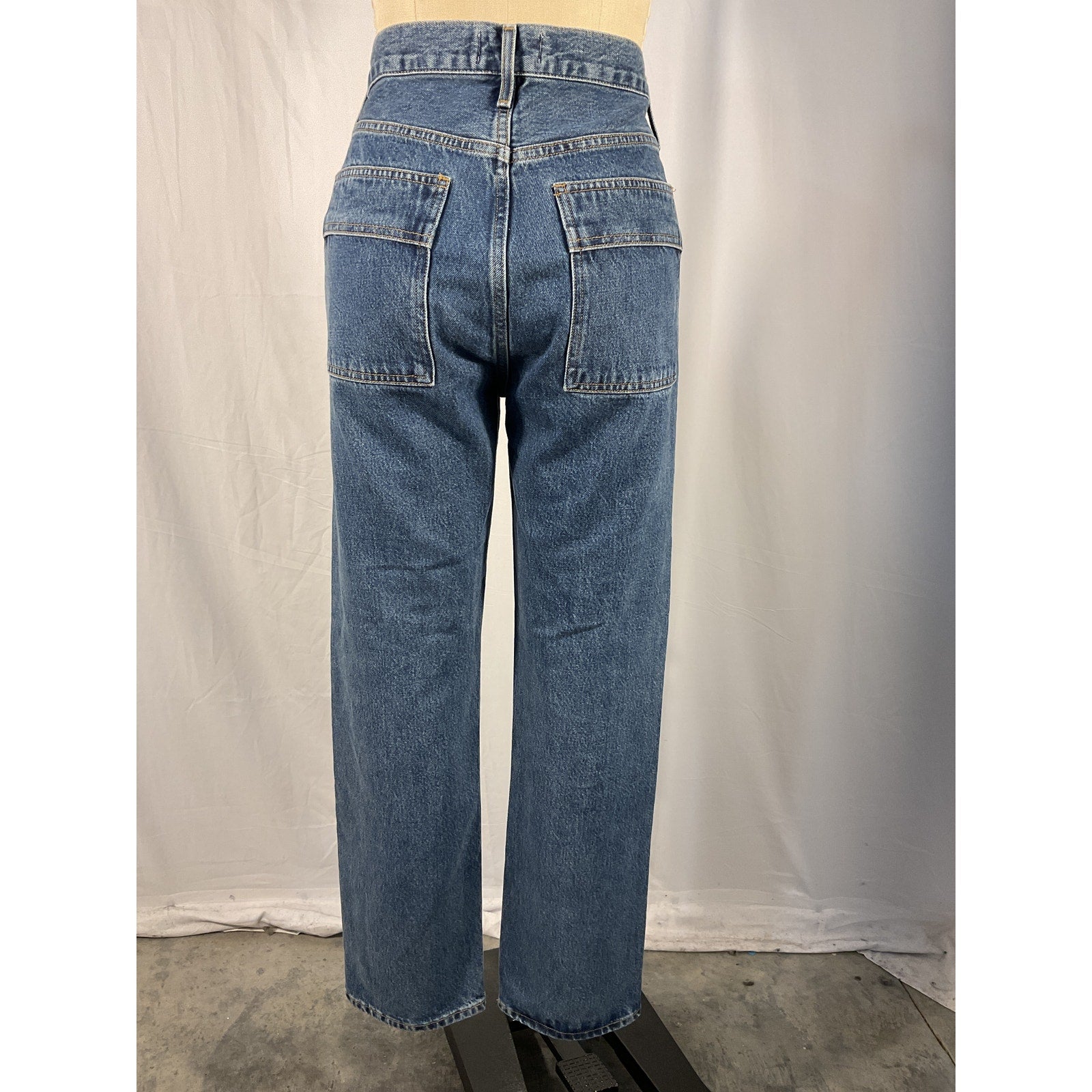 Agolde 'Cooper' Blue Cargo Denim Jean Size 26