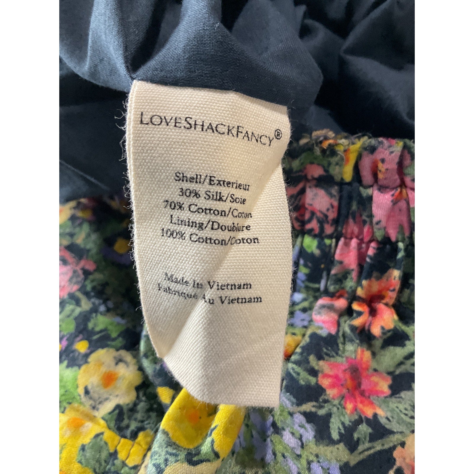 Loveshackfancy Green Cotton Ruffle Mini Skirt Size S