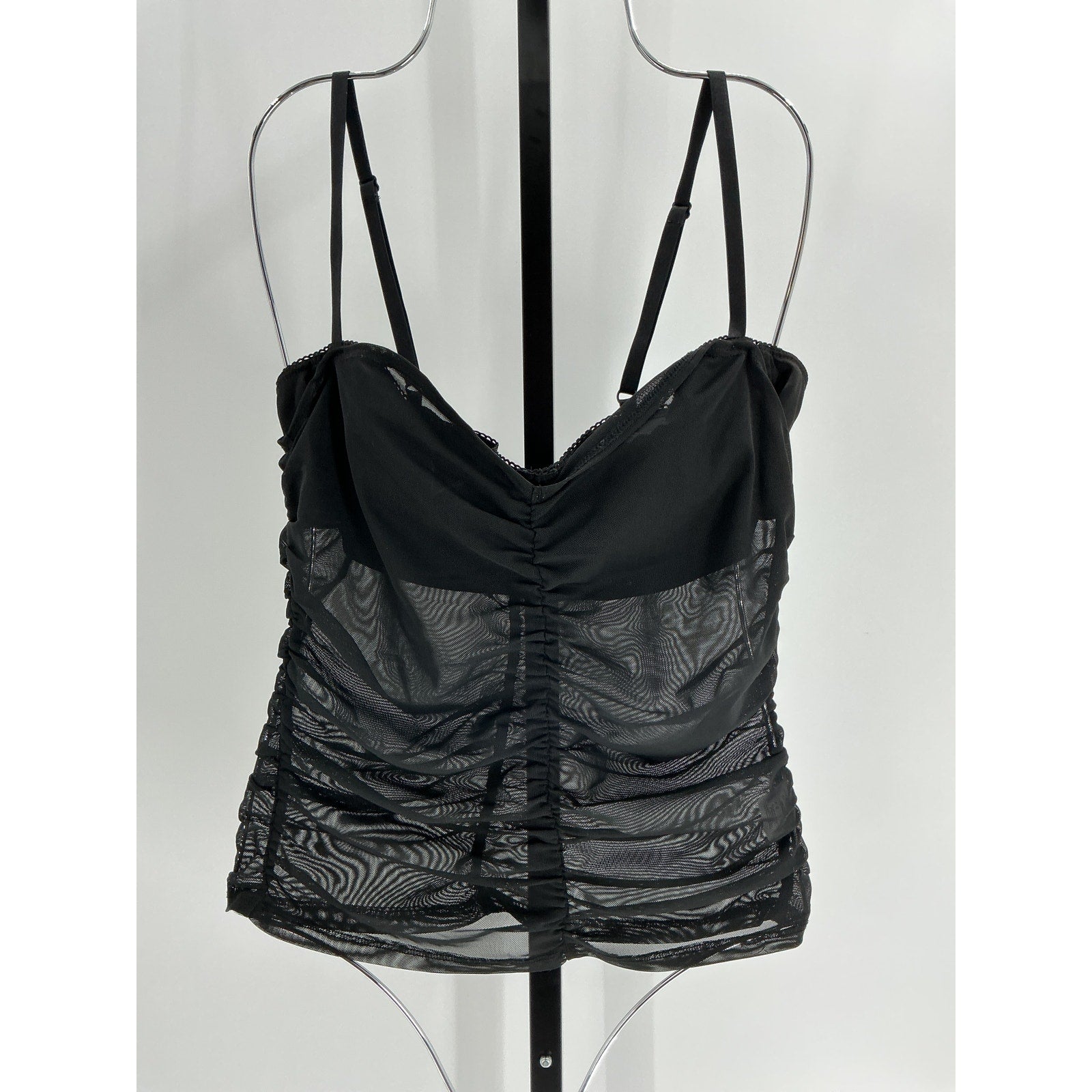 Miaou 'Renzo' Black Polyester Tube Top Size XXS