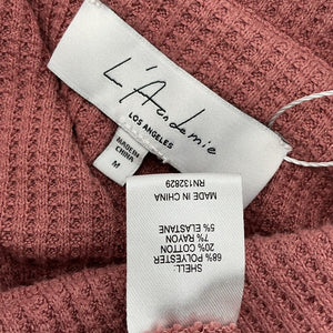 L'Academie Textured Mauve Dausha Top Shirt Jacket Size M