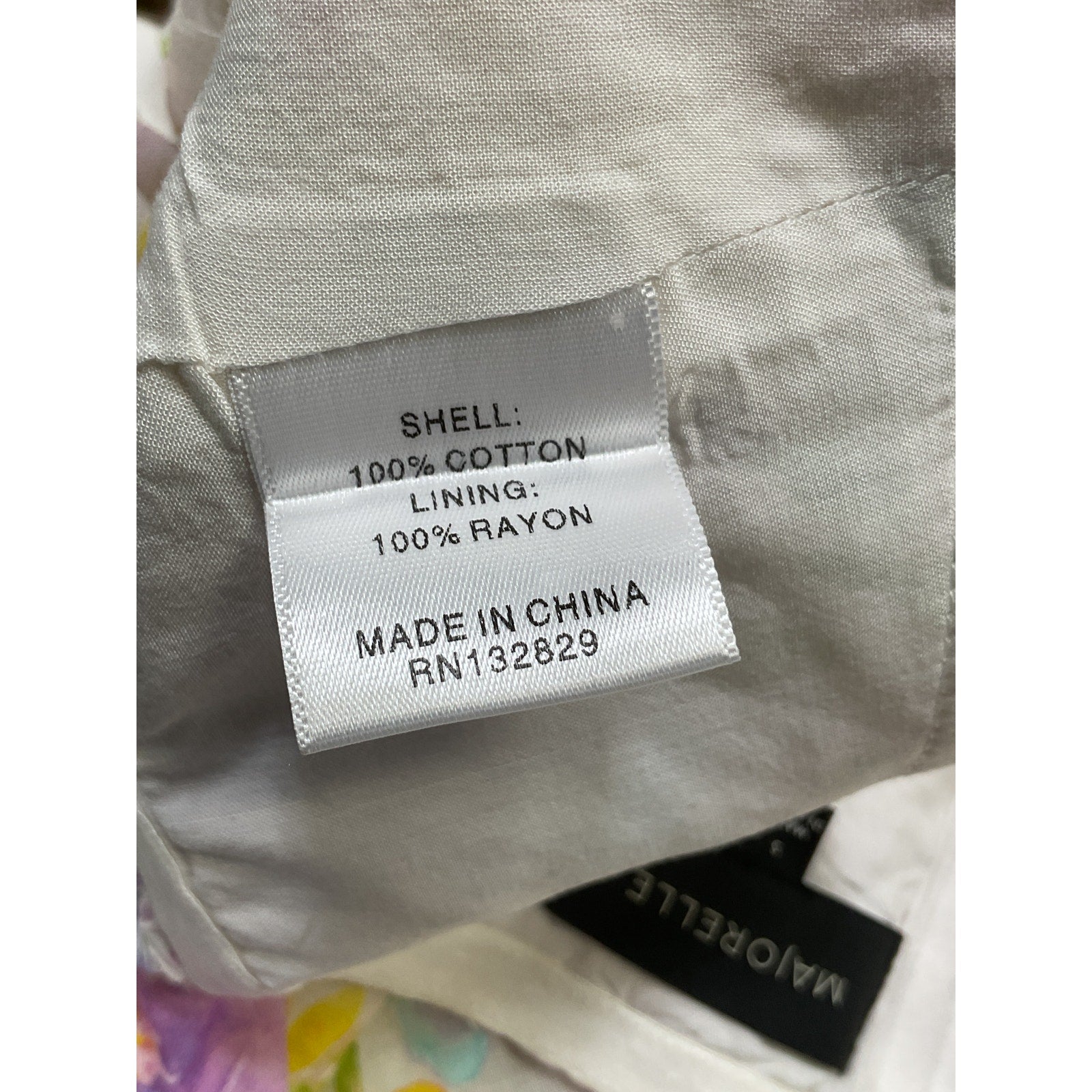 Majorelle 'Marcelle' White Crop Top Size S