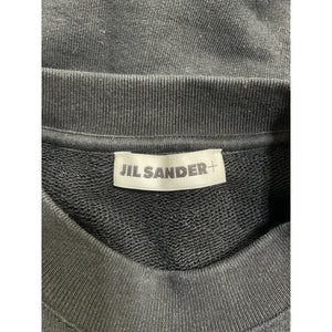 Jil Sander Logo Patch Black Sweatshirt Size XS