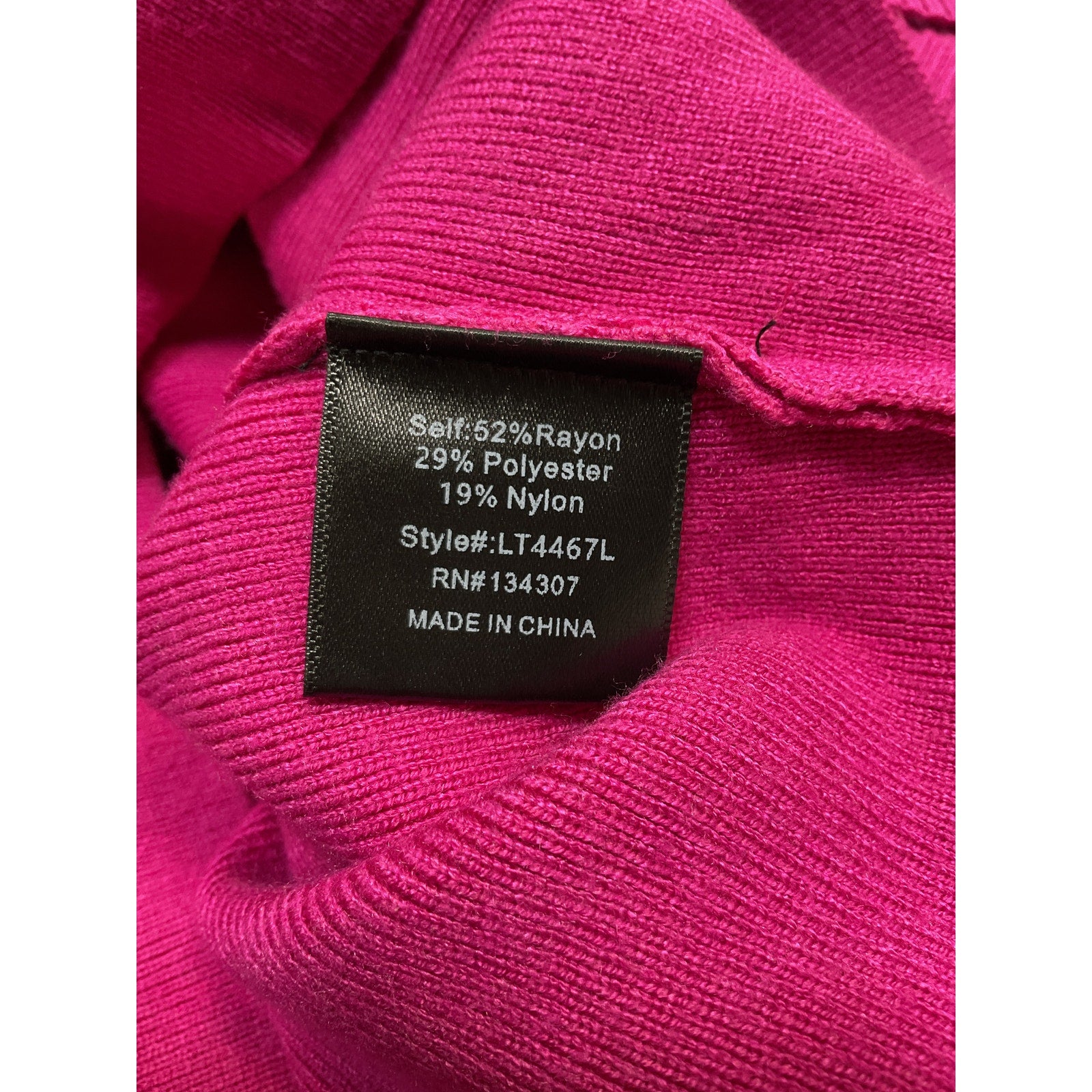 Line & Dot 'Heart Struck' Pink Cotton  Sweater Size S