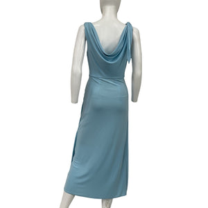 Cinq à Sept Draped Blue Odin Dress Size 0