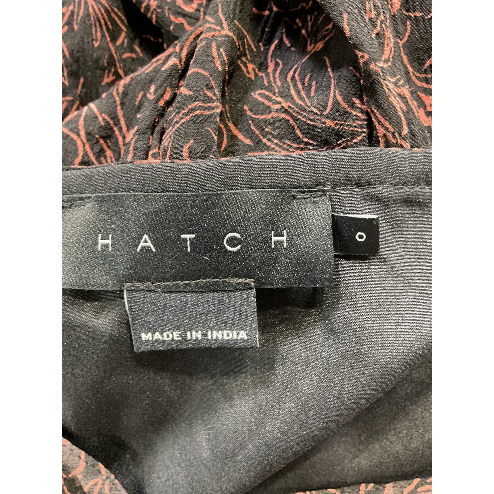 Hatch 'The Victoria' Black Long Sleeve Maternity Dress Size 0
