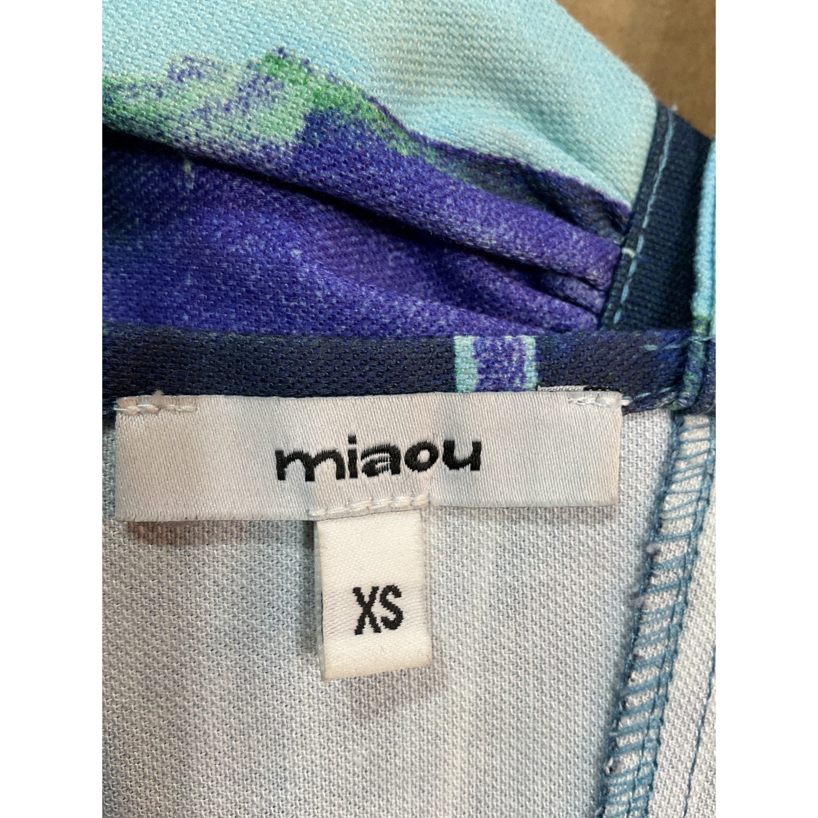 Miaou 'Deville' Blue Corset Size XS