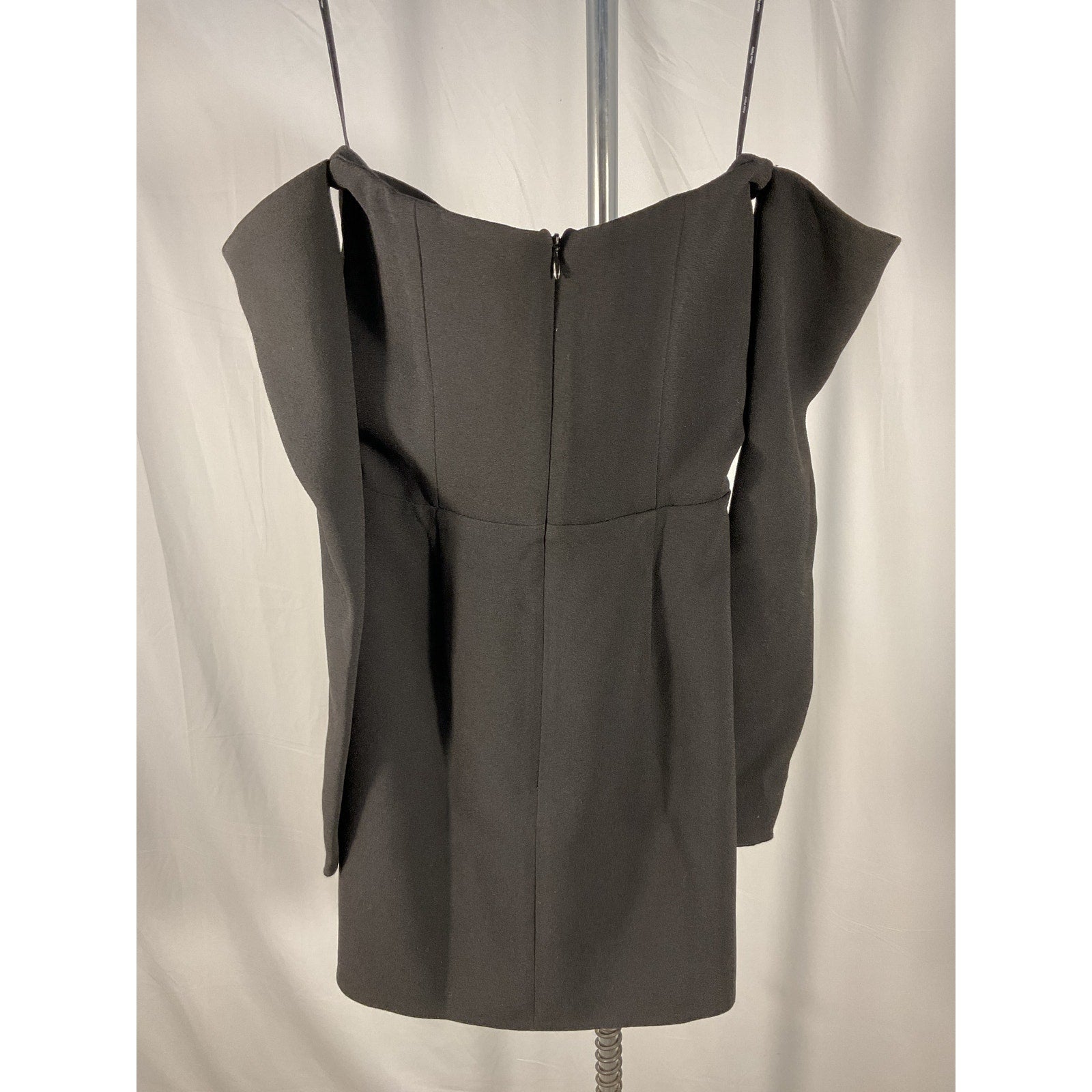 Alex Perry 'Hadley' Black Crepe Cut Out Mini Dress Size 4 - NWT