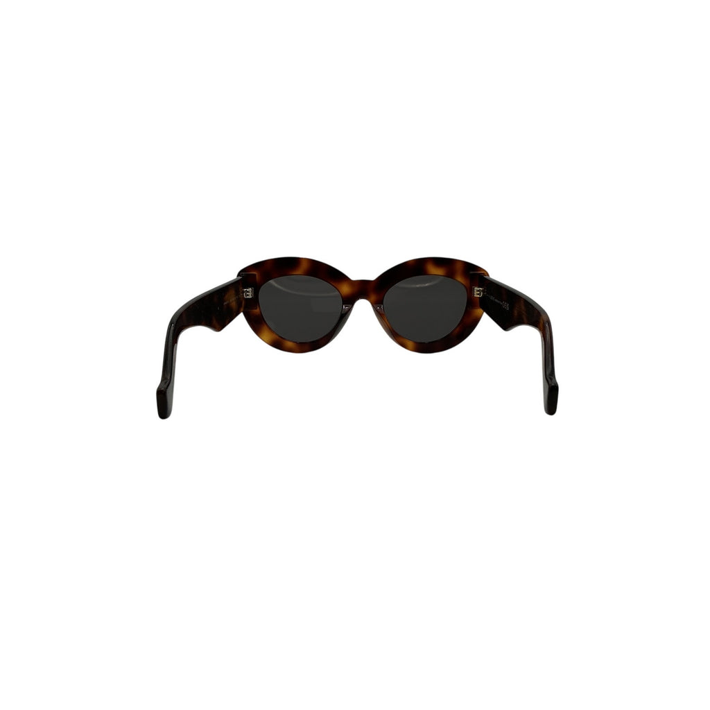 Loewe Eyewear Brown Cat-Eye Tortoiseshell Acetate Sunglasses Size OS