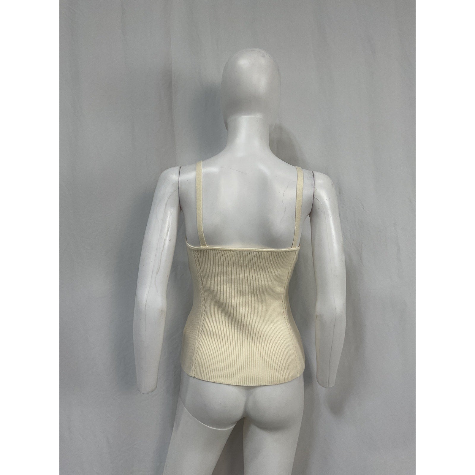 Favorite Daughter 'The Layla' White Viscose Tank Top Size M