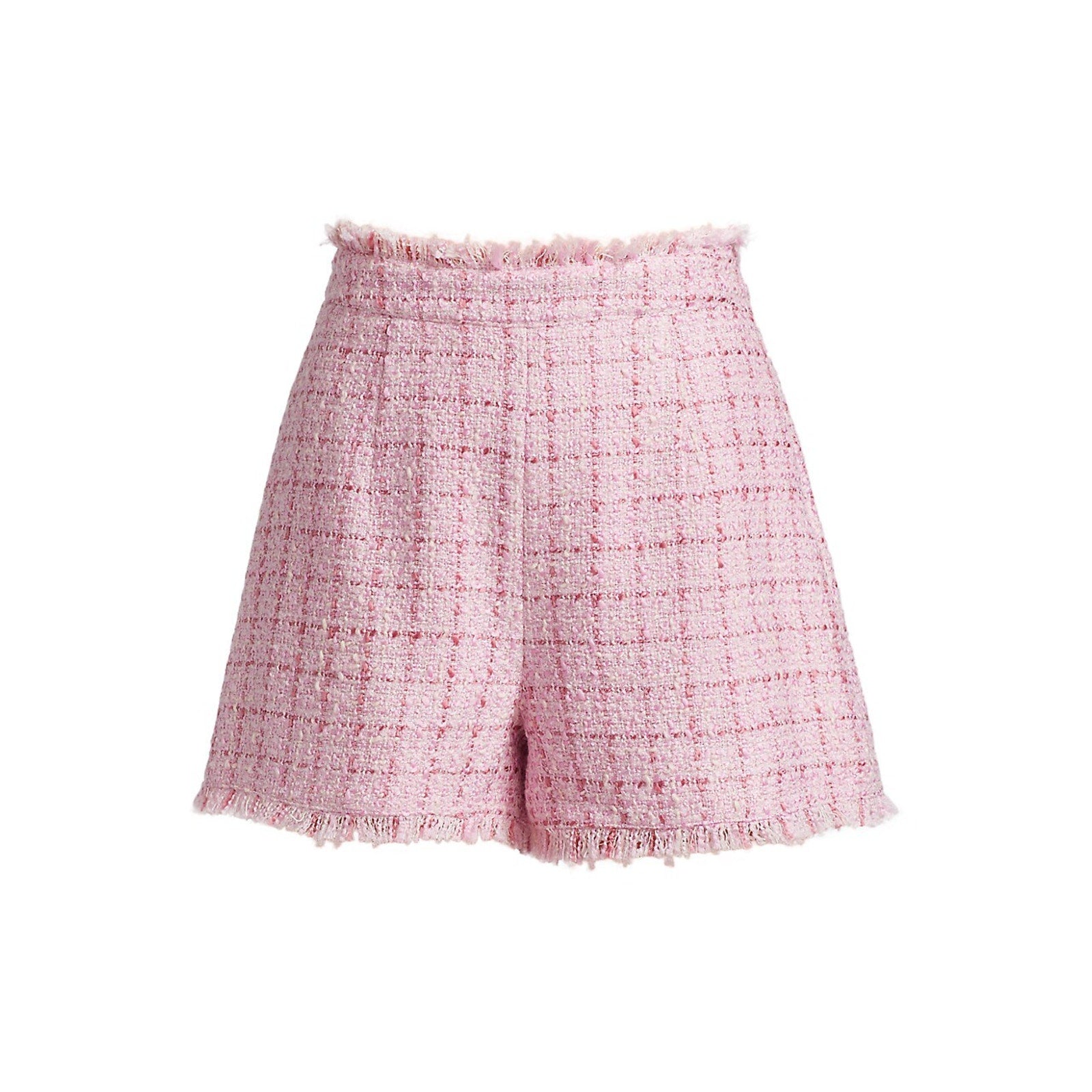 Cinq A Sept 'Coronado' Pink Cotton Tweed Shorts Size 2
