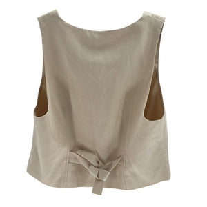 Shona Joy Tailored Beige Sara Vest Size 8