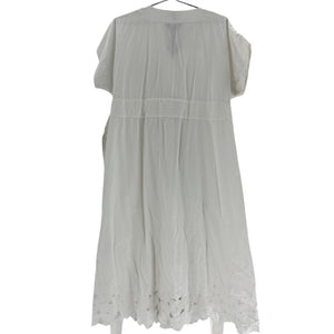 Hatch Floral Embroidered White Carolina Dress Size 2
