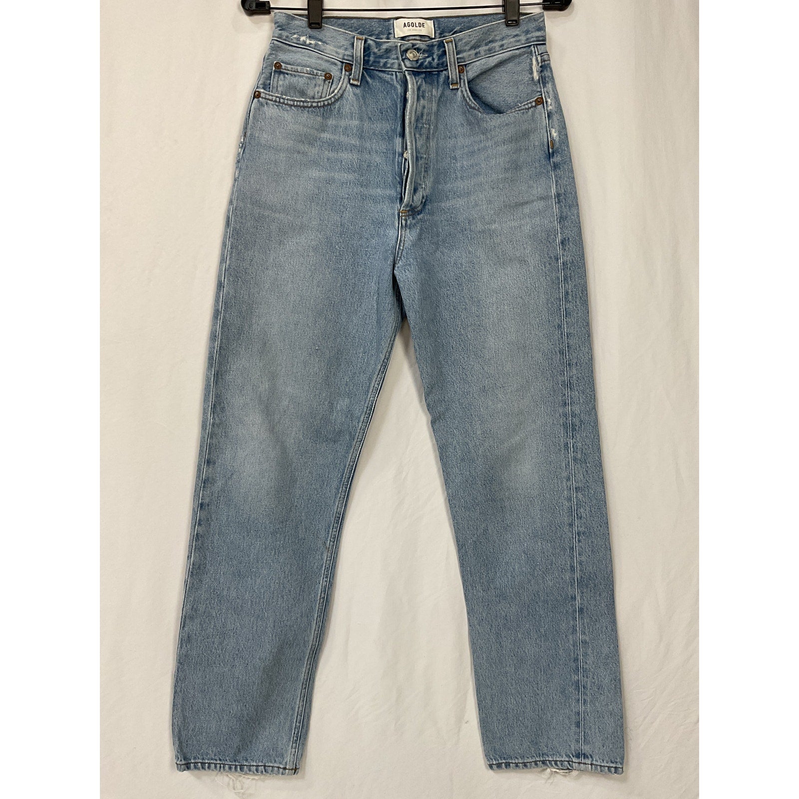 Agolde '90S' Blue Cotton Pinch Waist Jean Size 27