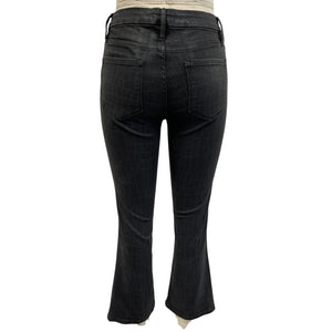 Frame Sleek Printed Le Crop Mini Boot Denim Jeans Size 28