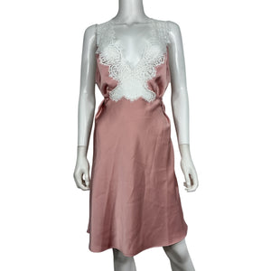 Lovers And Friends Satin Pink Taylor Mini Dress Size L