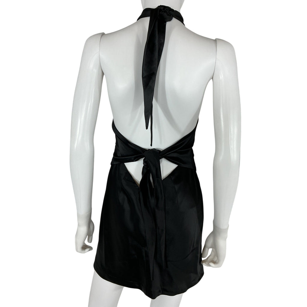 Retrofete 'Harlie' Black Acetate Dress Size S