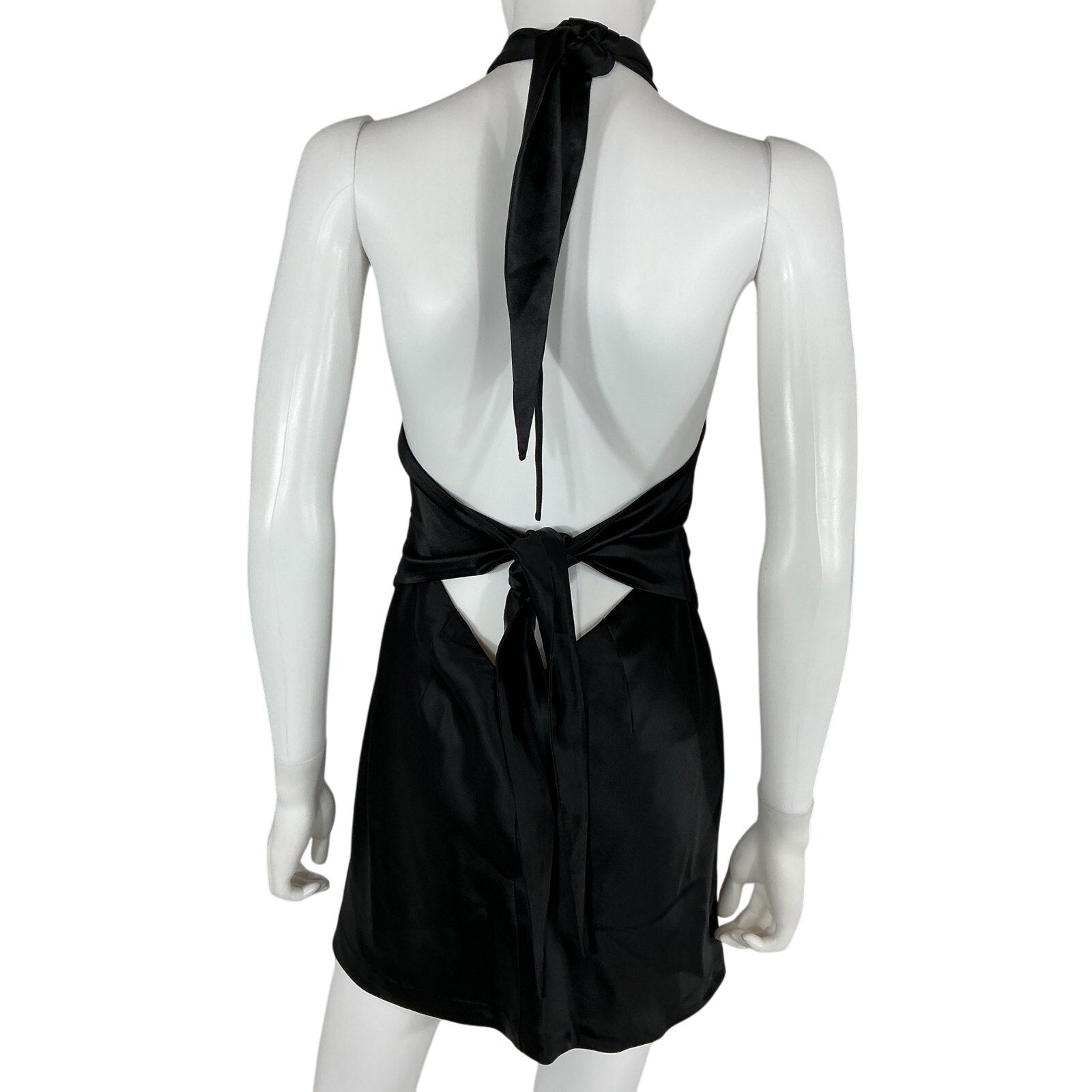 Retrofete 'Harlie' Black Acetate Dress Size S