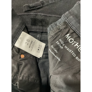 Mother Sleek Not Guilty High Waisted Rider Skimp Denim Jeans Size 28