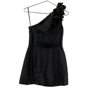 Aje Asymmetric Black Camille Dress Size AUS 10 / US 6 NWT