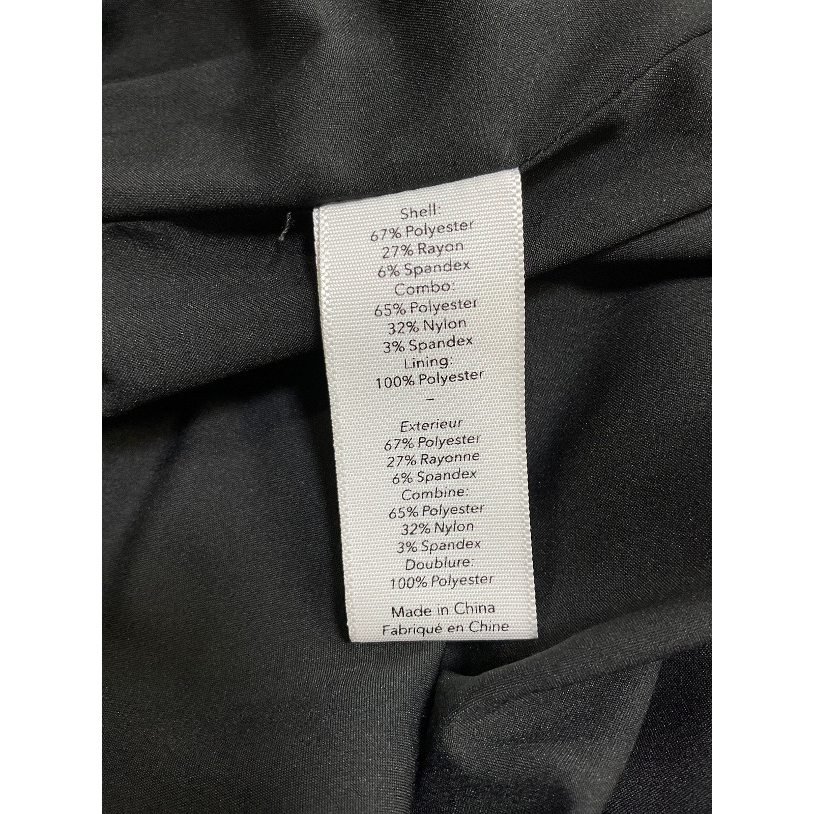 Likely 'Natasha' Black Polyester Gown Size 10